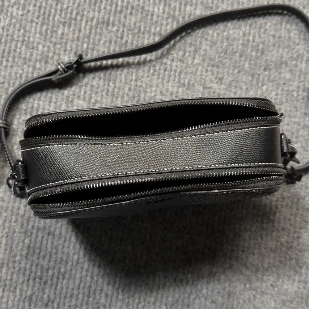 Aldo Black Silver Spider Web Purse Crossbody Bag Spider Charm Halloween Goth NEW